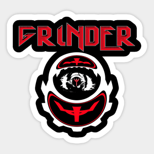 Grinder Turbo Design Sticker